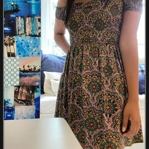 patterned dress form fitting looks good on anybody